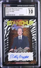 2022 Metal Pop Century #SUS-BC1 Billy Crystal /3 ZEBRA STAND UP CGC 10