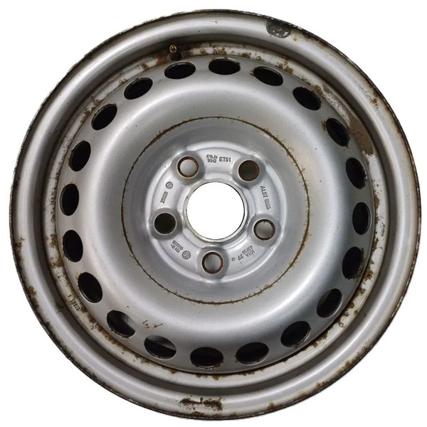 Cerchio In Acciaio Alcar 6,5Jx16 Pollici ET51 Lk5X120 Alcar 9685 Vw Bus T5 T6-image