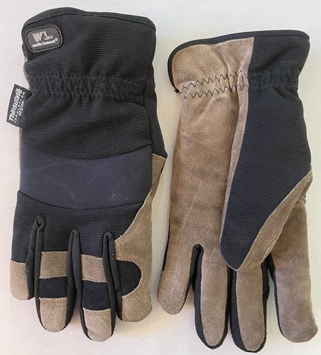 WELLS LAMONT Thinsulate Gloves Men L Work Insulation 60g Suede Palm Lightweight
