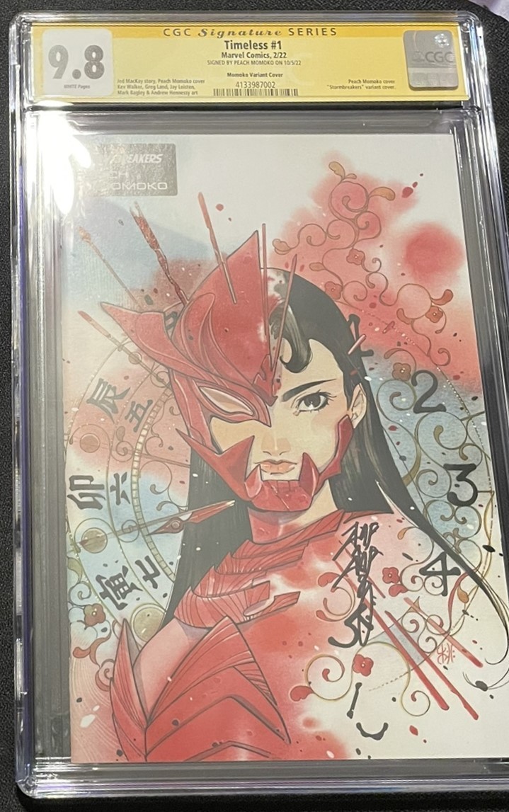 Marvel Comics Timeless 1 2022 SIGNED BY PEACH MOMOKO CGC 9.8