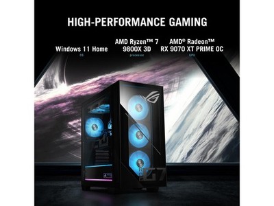 ASUS Gaming Desktop PC GM700TZ-NS776 AMD Ryzen 7 9800X3D 32GB DDR5