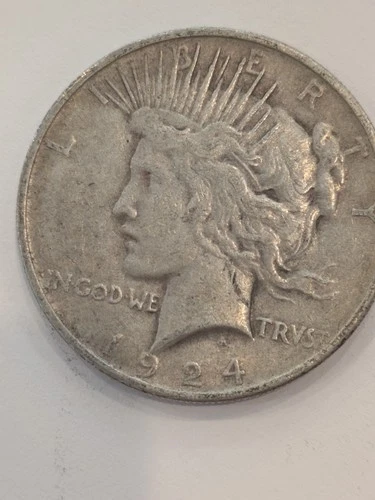 1924 Peace Silver Dollar Circulated 140