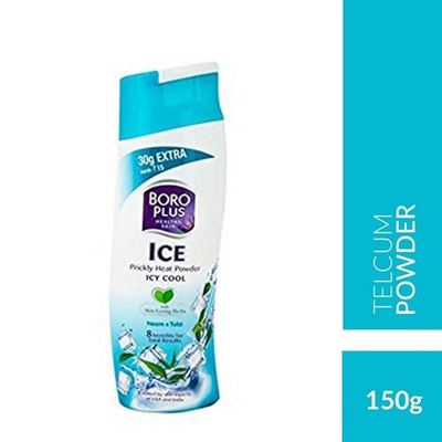 BoroPlus Talkum Prickly Heat Ice Cool Powder, 150g Kostenloser Versand