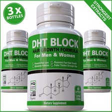 180 X PILLS DHT BLOCKER MEN  WOMEN HAIR FAST GROWTH HERBAL SUPPLEMENT CAPSULES