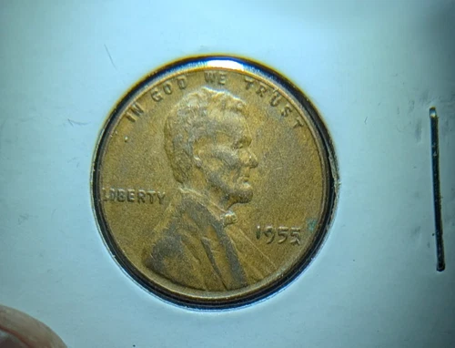 1955 RARE WHEAT PENNY - COPPER NO MINT MARK - HIGHLY COLLECTIBLE