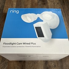 Ring Floodlight Cam Wired Plus - White -