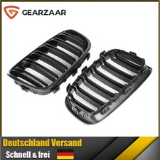 Frontgrill passt f�r BMW F20 F21 2011-2014 Paar DEN Gl�nzend Schwarz Satz