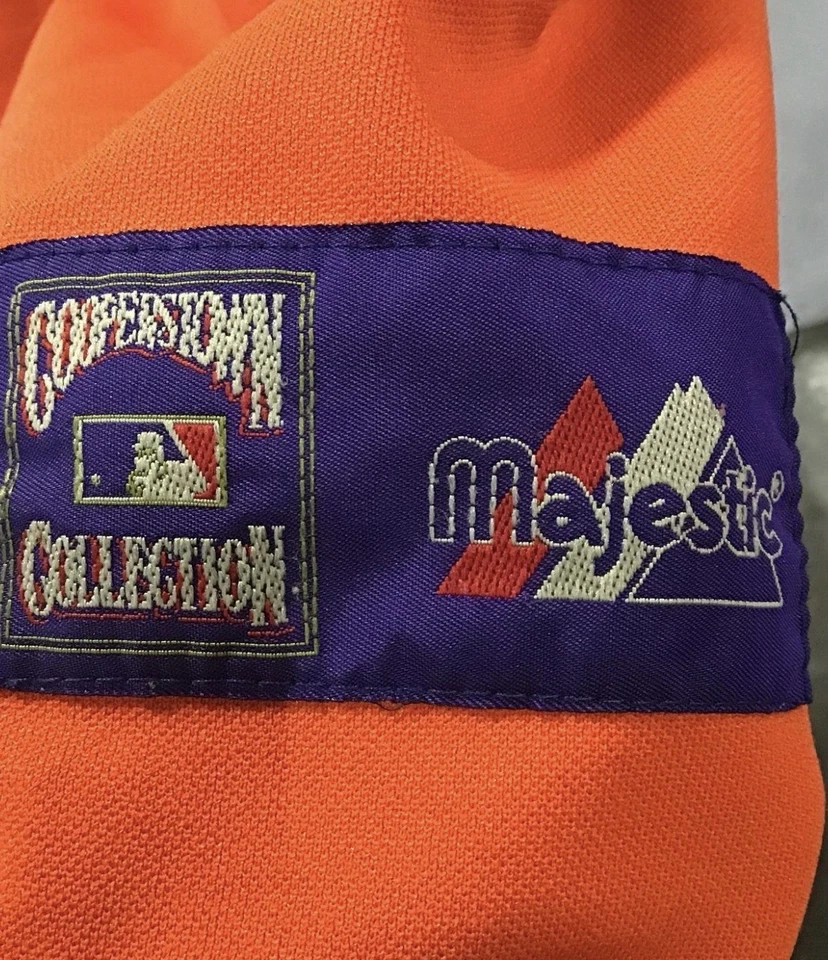 Majestic Baltimore Orioles Team Moda Cooperstown Botón Completo Cosido Jersey 3XL Foto 3 de 4