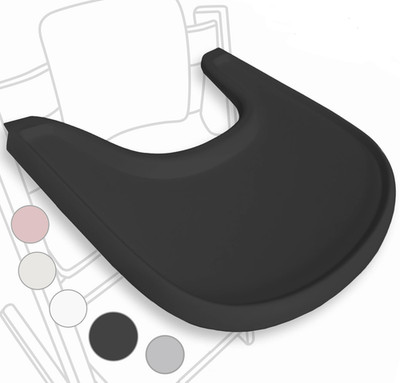 High Chair Tray Compatible with Stokke Trip Trap Chair Ergonomic Curved Design