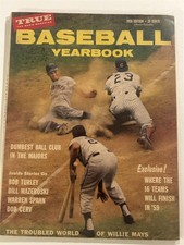 1959 Baseball SAN FRANCISCO Giants WILLIE MAYS The Troubled World BILL MAZEROSKI