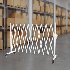 Portable Safety Barrier Gate Safety Barrier Expandable Barrier Gate w/Wheels