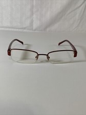 Nicole Miller CARNIVALE Cayenne 50-19-135 Half Rim Eyeglasses FRAME ONLY w/ case