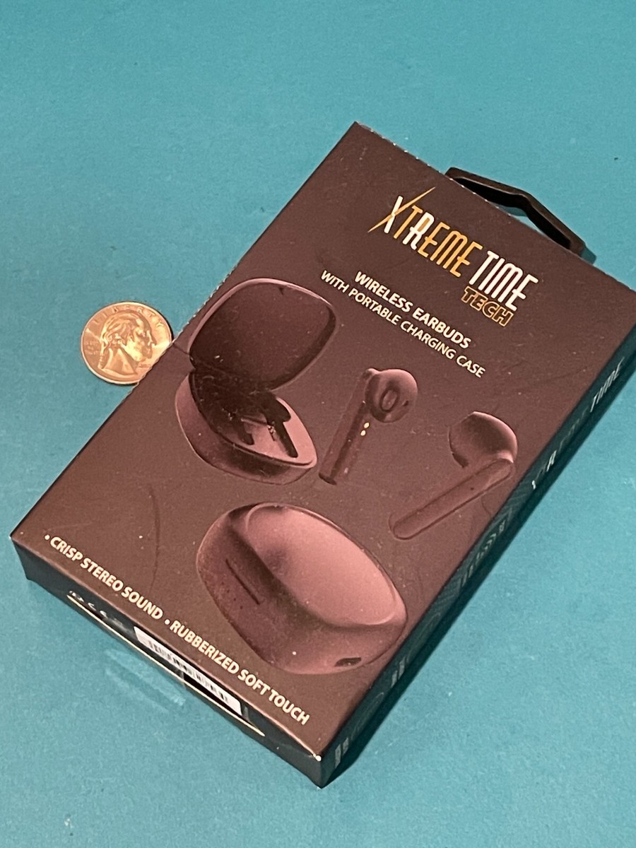Xtreme Time Tech Wireless Earbuds, Built-in Microphone, 2-3-hr
