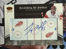 2010-11 Panini Crown Royale Scratching the Surface Signatures Jimmy Howard Auto