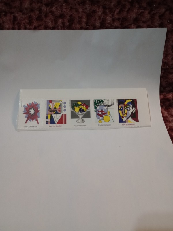 Scott #5788 - 5792 Roy Lichtenstein Forever Stamp Strip of 5 Mint NH fv 4.10