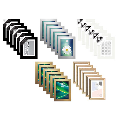 [24er Set] Bilderrahmen 5'' x 7'' Glas Galerie Bild Großhandel Großpackung Posten kaufen!!