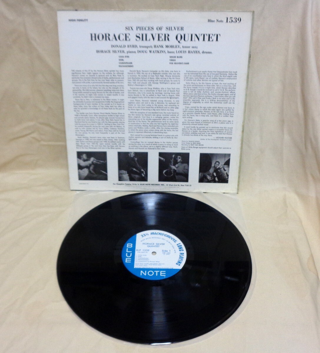 Horace Silver Quintet 6 PIECES OF SILVER 1978 BLUE NOTE GXK8062M