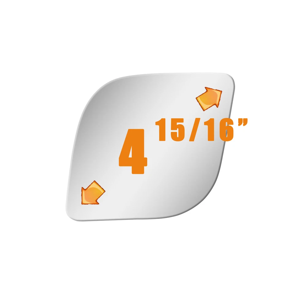 Буксировка стекла верхнего зеркала для 94–09 Dodge Ram 1500 2500 3500 фургона со стороны водителя левая - Изображение 2 из 4