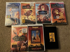 VHS  Lion King - all 6 movies new plus sales video