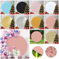 Round Backdrop Cover Spandex Circle Arch Covers Photography Background Wedding