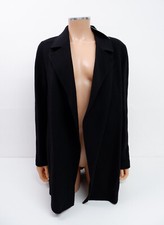 Theory Womens Sileena Wool Cashmere Coat Size M Medium Black Jacket Bnwts £595