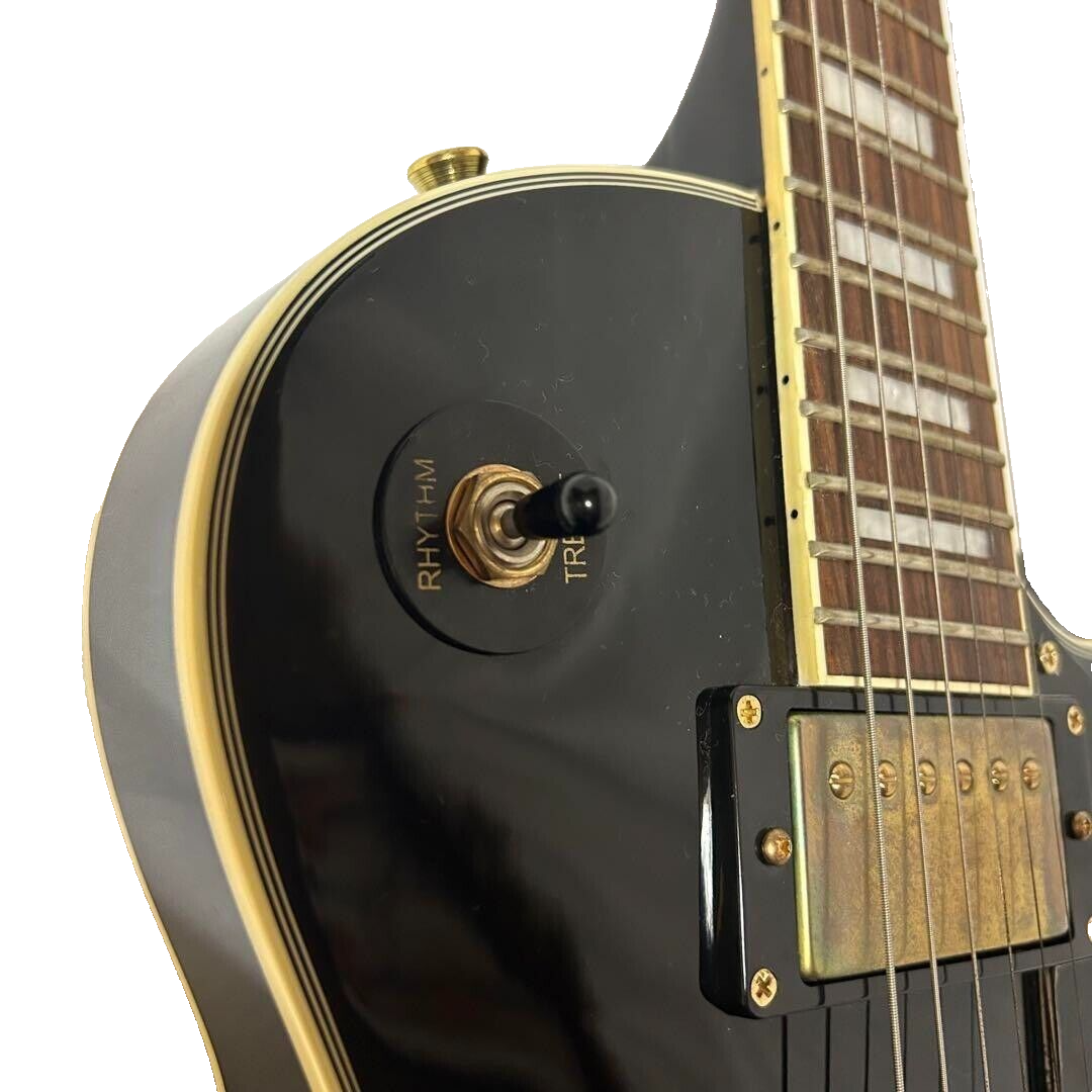 BLITZ by ARIA BLP-CST BK Electric Guitar Les Paul Custom Black
