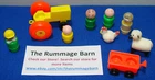 vintage LOT of FISHER PRICE Little People  & More -- Farm and Miscellaneous