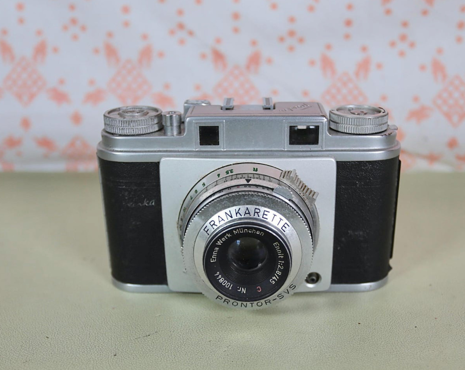 Vintage Frankarette Prontor SVS 35 mm Film Rangefinder Camera