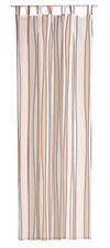 Dekoschal gestreift mit Schlaufen Vorhang transparent Gardine ca. 140x245 cm