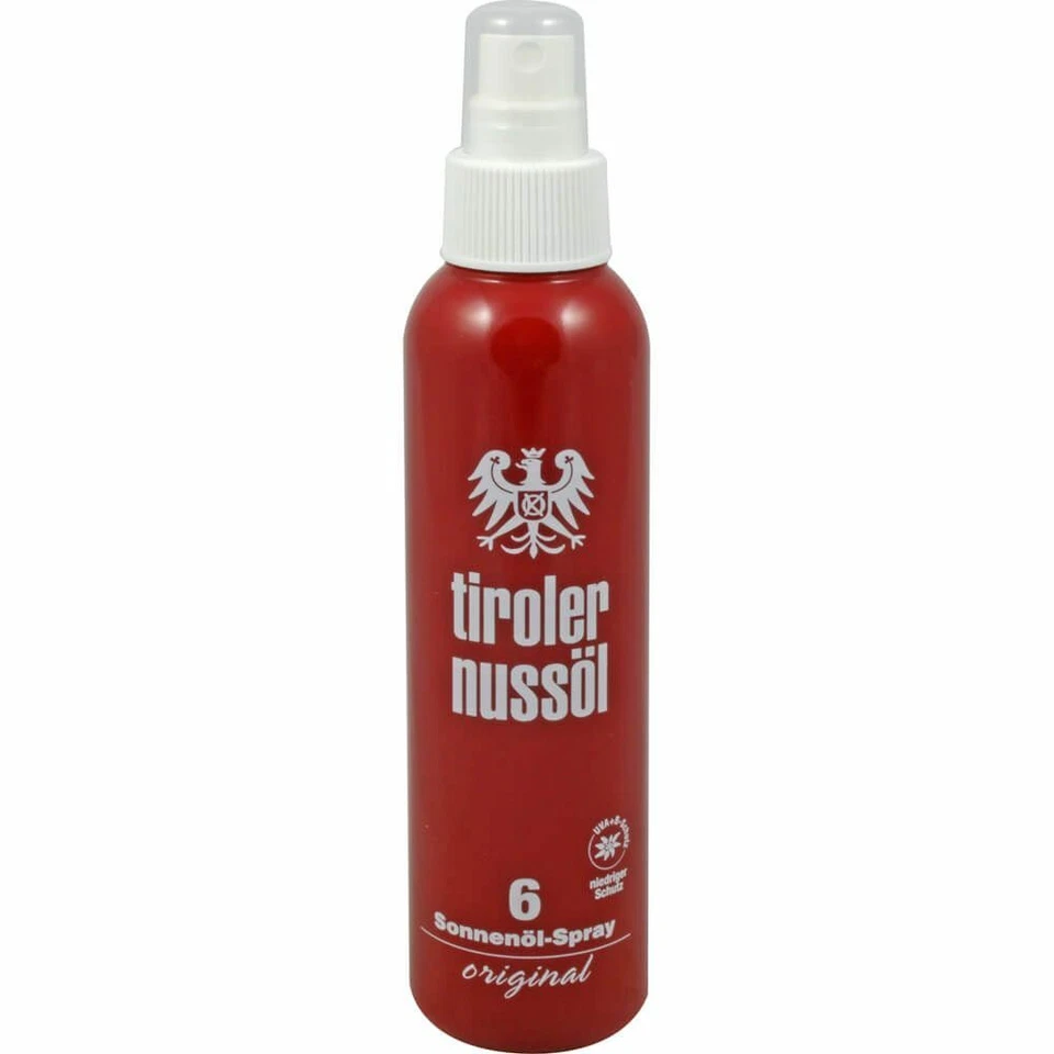 DERMAPHARM AG TIROLER NUSSÖL orig.Sonnenöl Spray was.f.LSF 6 150 ml PZN05960271