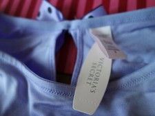 New Vintage Victoria's Secret - Hip Hugger - Lavender - Polka Dot Bow - Small