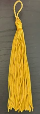 6" Antique Gold Chainette Tassel Tassels Lot Of 12 Holiday Trim Conso D05