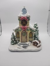Precious Moments 2001 HOLY NIGHT CHAPEL Light Cord  Bonus Figurines Included