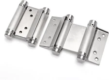 "3 Inch Double Action Spring Hinges 304 Stainless Steel Self Closing Two Way A..
