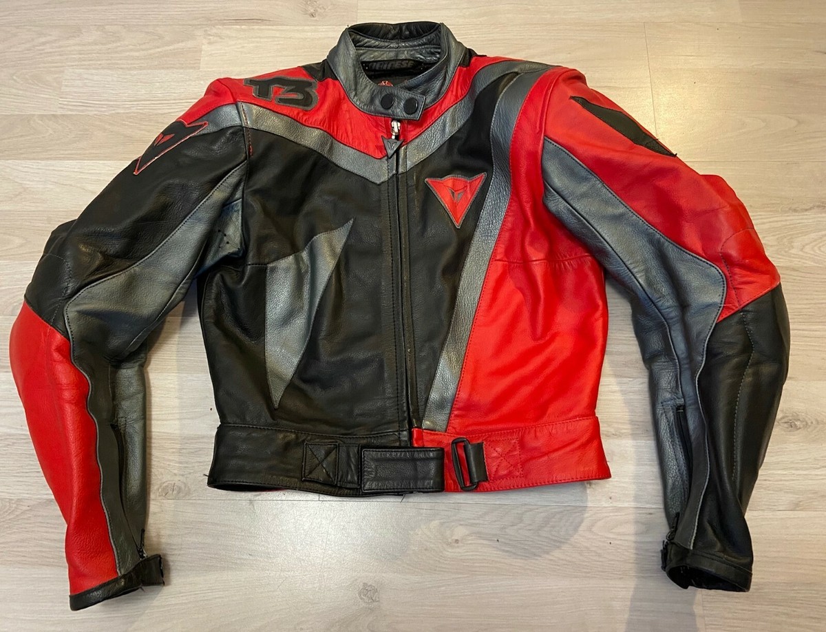 Original Damen Lederkombi Dainese Gr 44 (DE 38) Motorradkombi Rot Leather  Suit