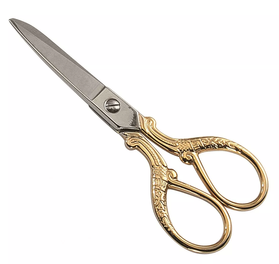 Specialty Forged 5 embroidery,sewing & trimming Scissors,all steel gold  plated