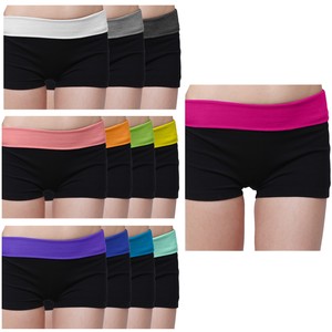 fold over yoga shorts
