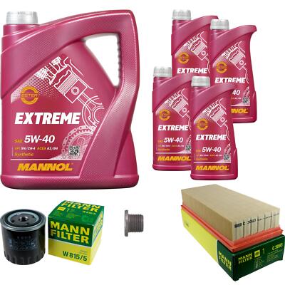 MANN Inspektionspaket 9 L MANNOL Extreme 5W-40 für Renault Espace III 2.2 12V