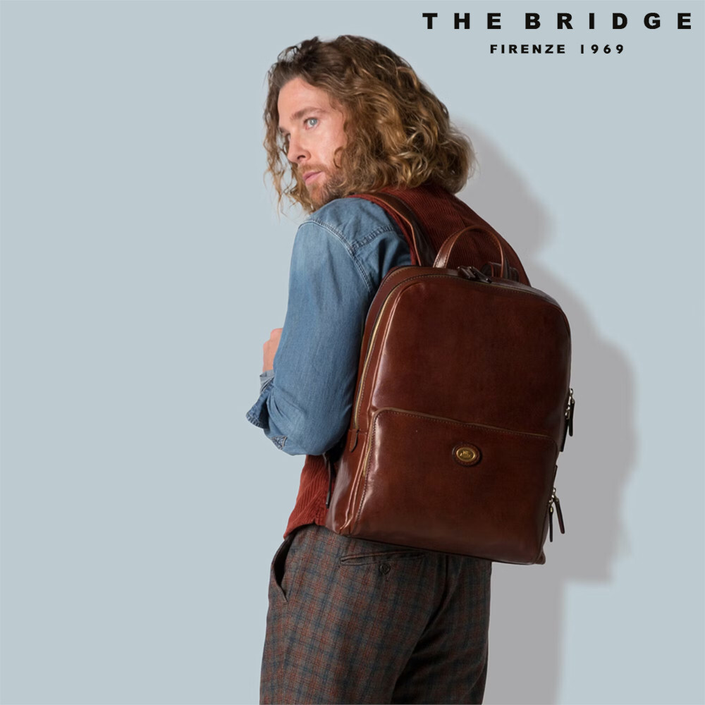 The Bridge STORY men's Italian brown Tuscan leather business