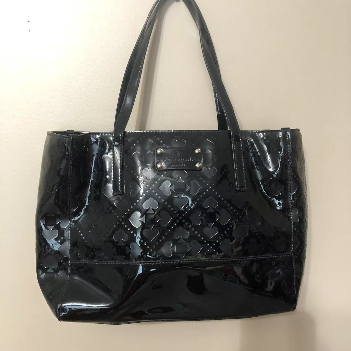 Kate spade patent tote cheap