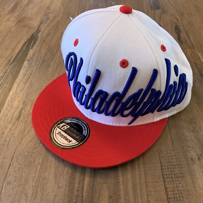 KBETHOS Phila Philadelphia NEW NWT Adjustable blue & red Snapback Hats