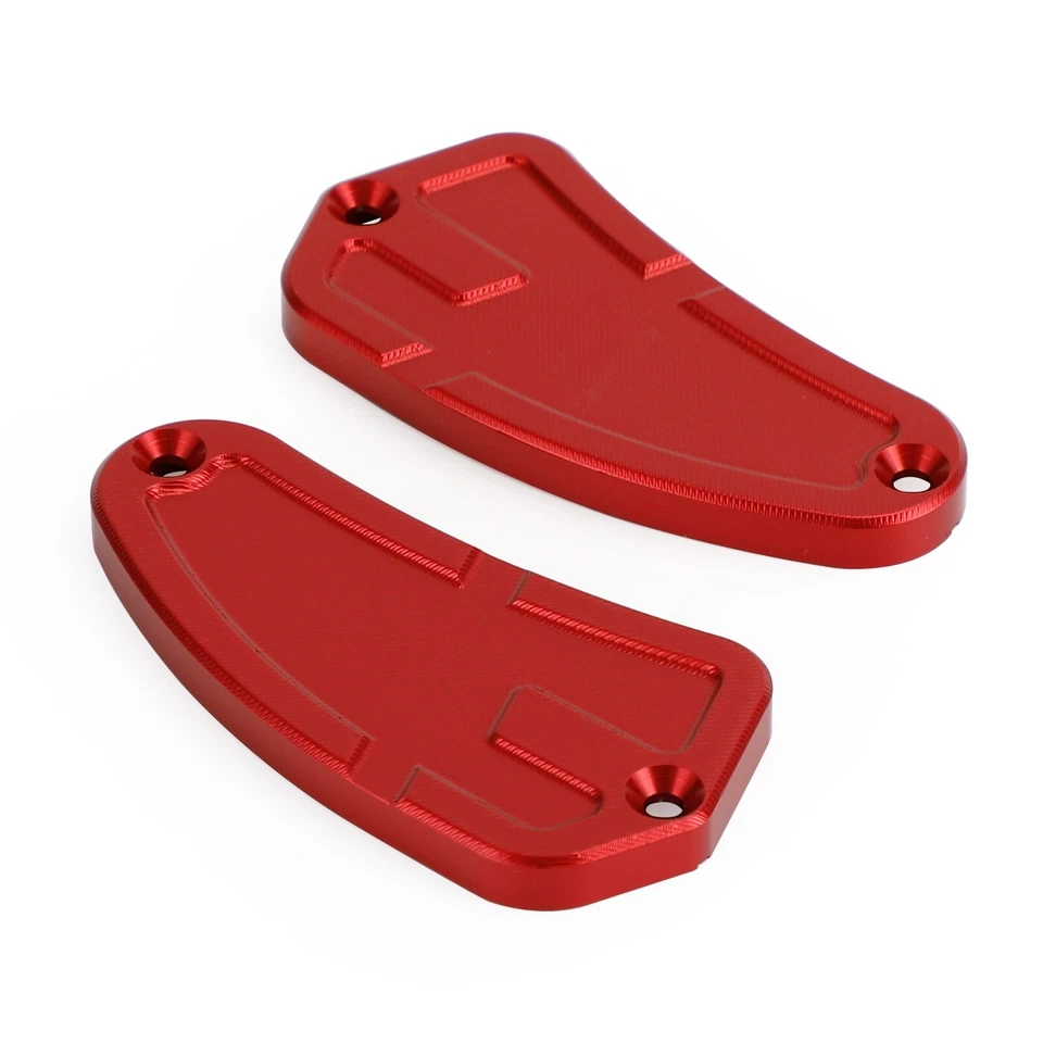 Tapas de depósito de freno + embrague rojas para MV Agusta Dragster 800 RC RR SCS Rosso Foto 2 de 4