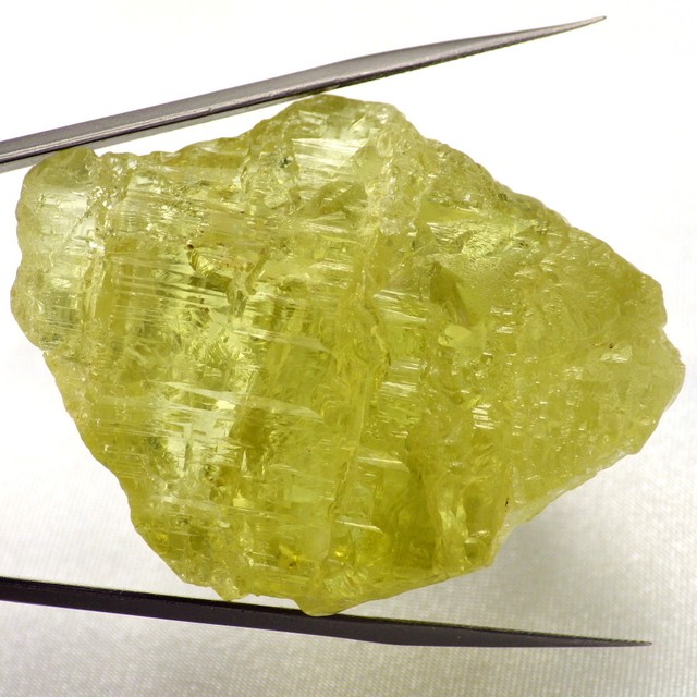 HELIODORUKRAINE 167.6Ct/33.5g TOP QUALITY SPECIMENLARGE ETCHED