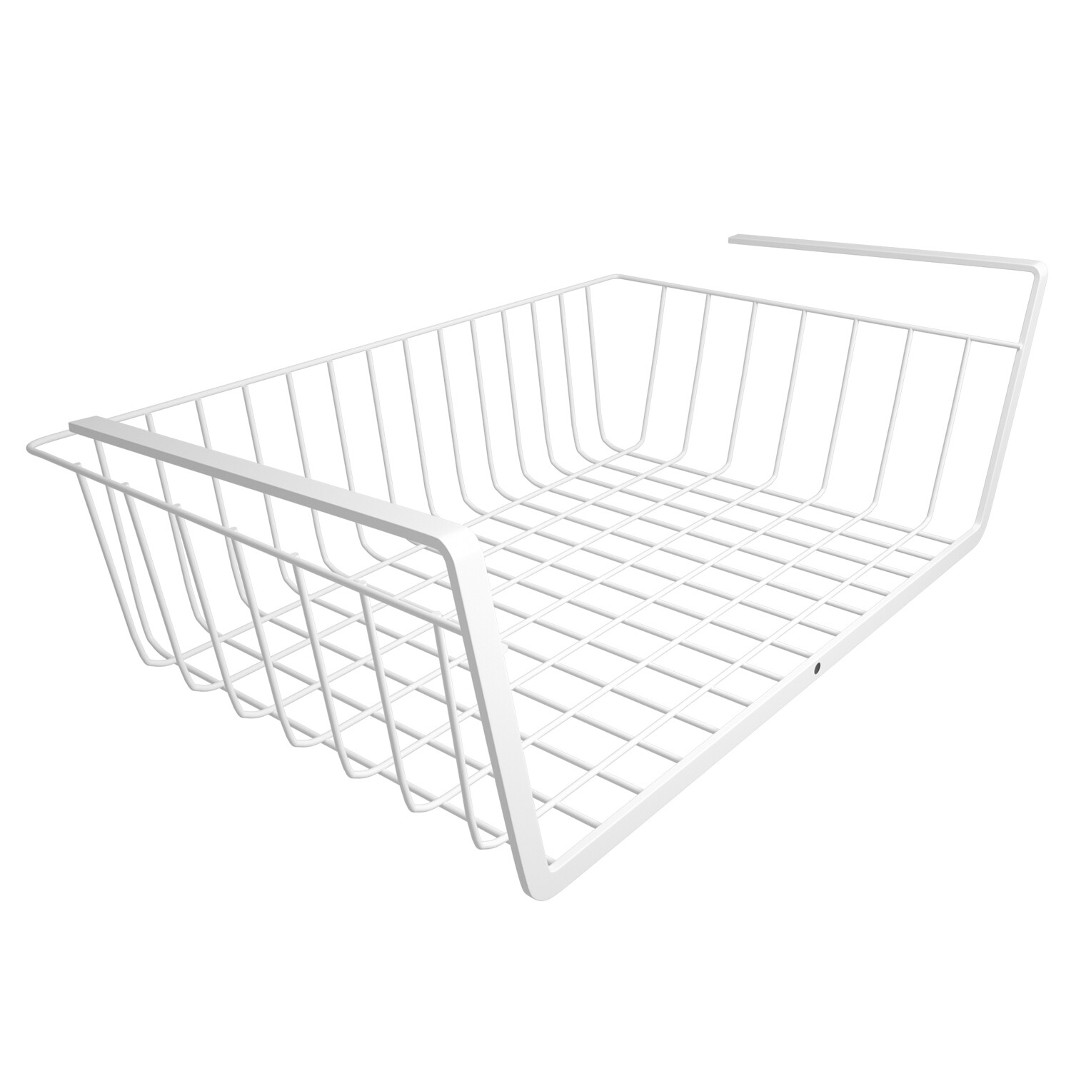 2Pcs Hanging Under Shelf Storage Basket Vertical Wire Storage Rack