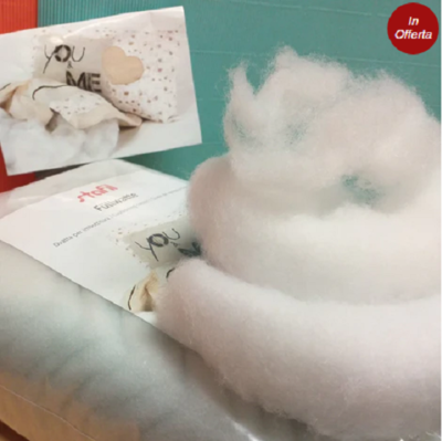 NonSoloFimo 1 Kg Ovatta Sintetica Per Imbottitura Cuscini Peluche Bomboniere Fiocchi Bambole - Foto 6