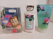 Bath and Body Works HELLO BEAUTIFUL Gift Set Body Lotion,foaming Sugar Scrub 8o