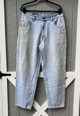 Vintage Men's Levi's 560 Made in USA Loose Fit Tapered Leg W36 L34 Distressed