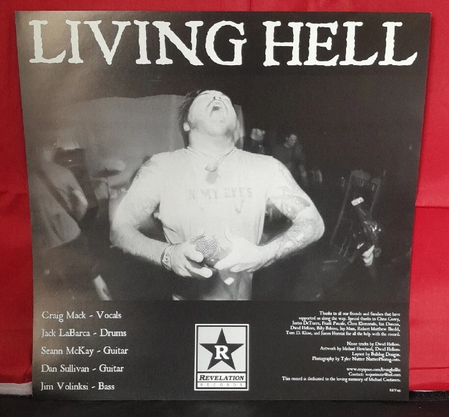 Living Hell The Lost And The Damned Coloured Vinyl Record - Image 3 of 4
