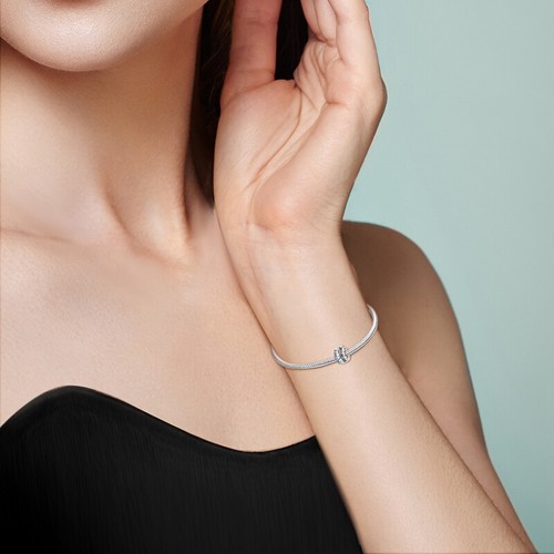 MULA Original Forever DIY Charme Clip AAA CZ Für Frauen Armband 925 Versilbert - Bild 2 von 6