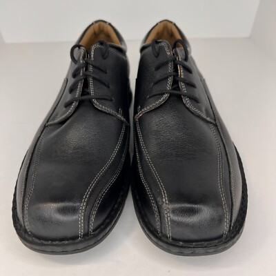 Dockers Mens Trustee Black Moc Toe Oxford Leather Size 11.5M  display picture 2